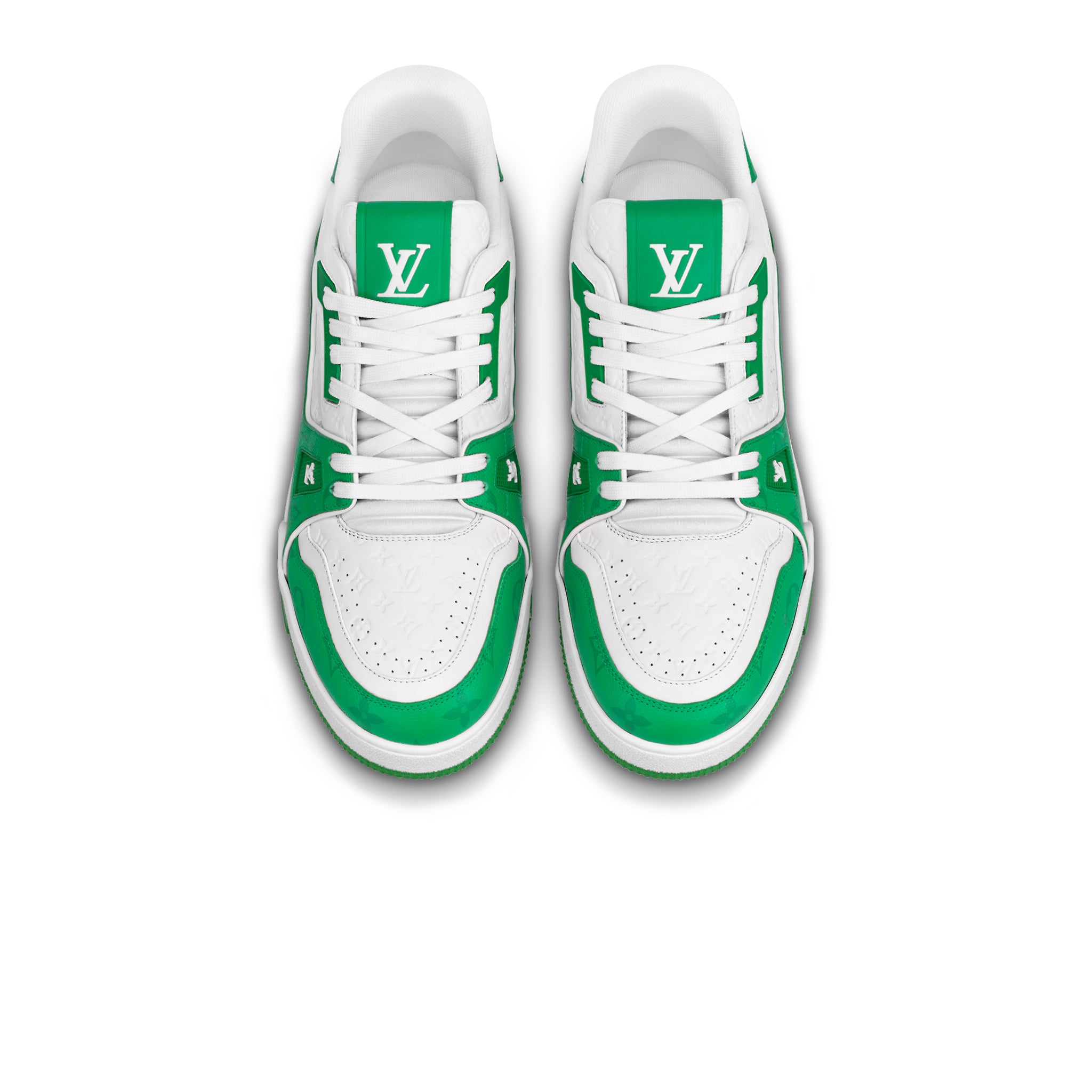 Image of Louis Vuitton LV Trainer '54' White Green Sneaker